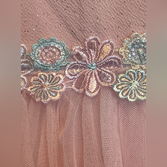 Bonnie Jean Pink Tulle Dress - Picture 3 of 8